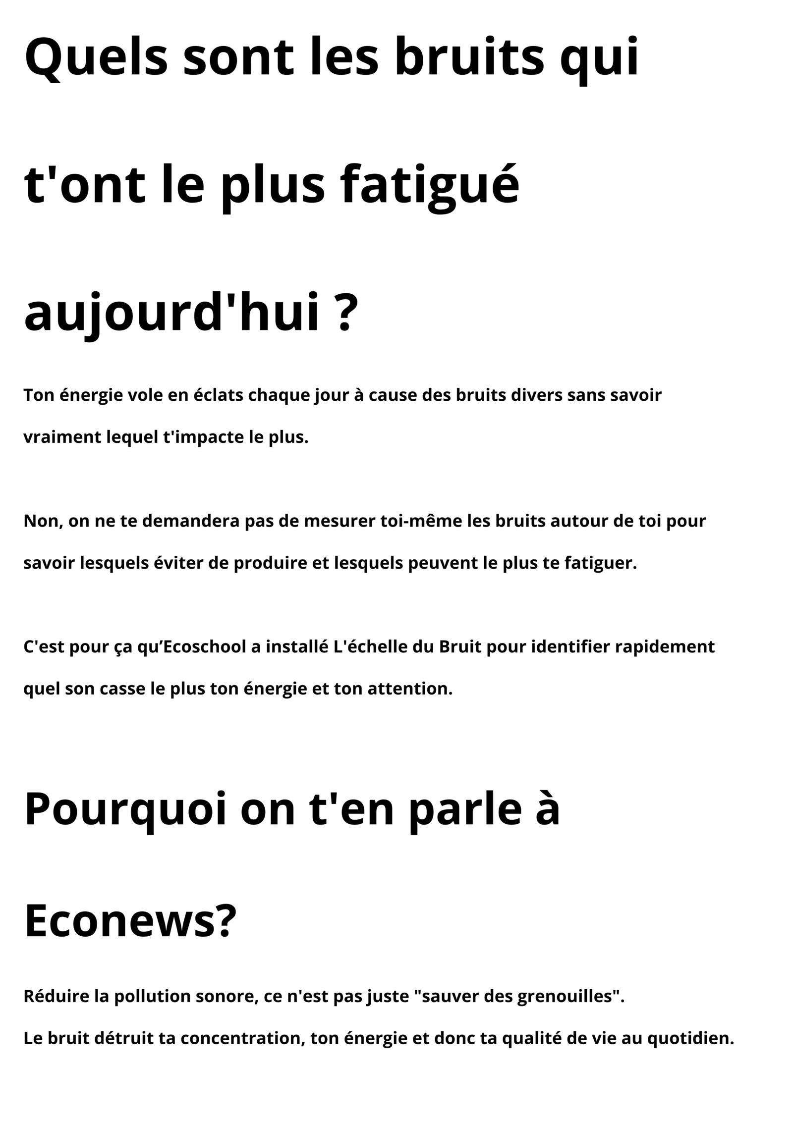 Échelle du bruit (6)